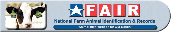 National Farm Animal Identification and Records